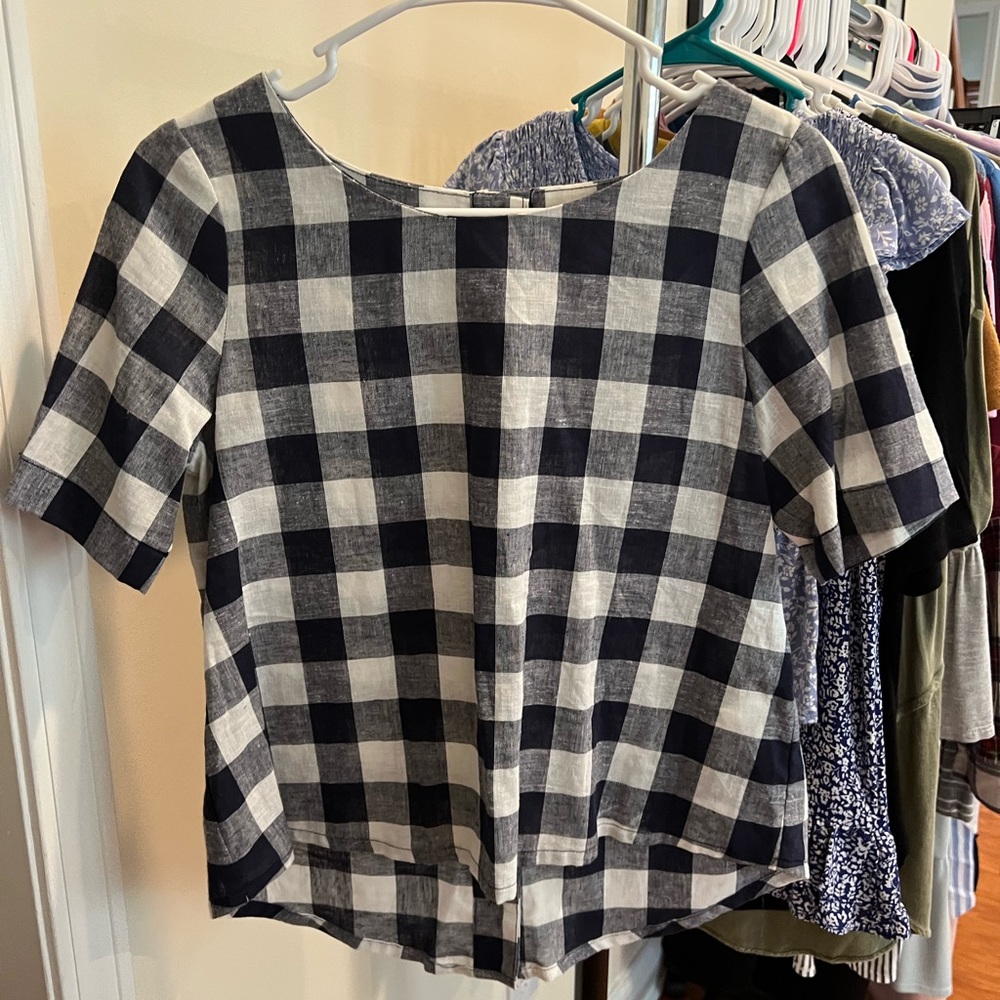 Gingham Blouse
